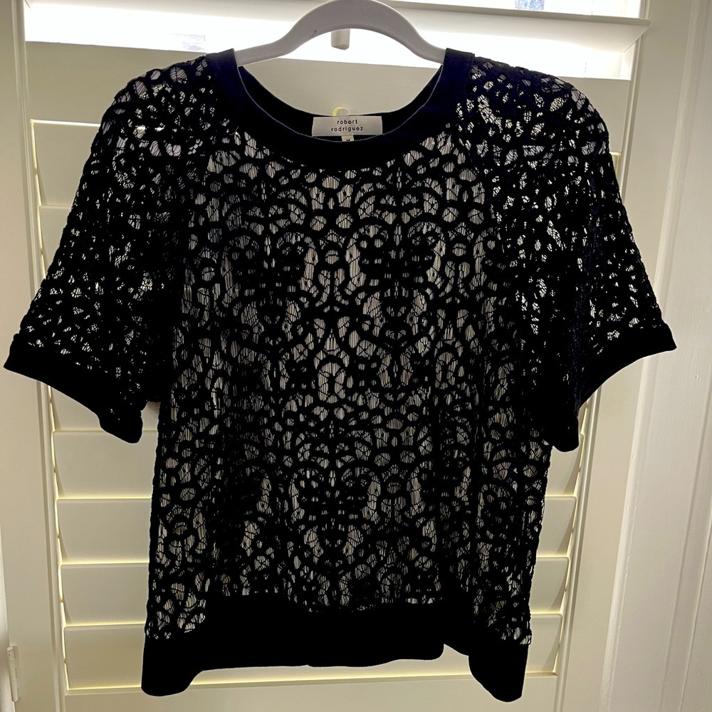 Robert Rodriguez Lace Top